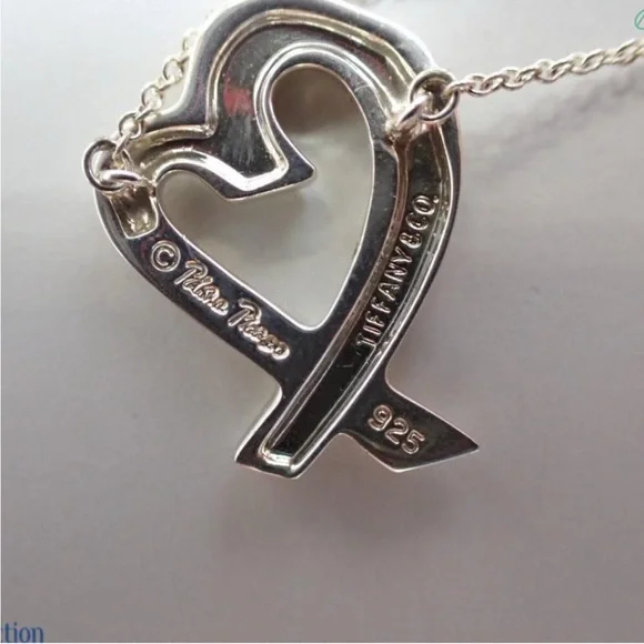 Tiffany & Co Necklace Loving Heart Pendant 925.